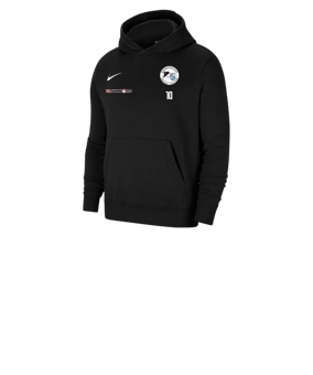 Nike Park 20 Fleece Hoody Kids Schwarz Weiss F010