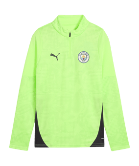 PUMA Manchester City Training 1/4 Zip Sweatshirt Kids Gelb F16