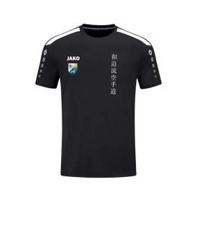 JAKO Power Trikot Schwarz Weiss F800