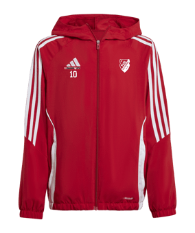 adidas Tiro 24 Windbreaker Kids Rot Weiss