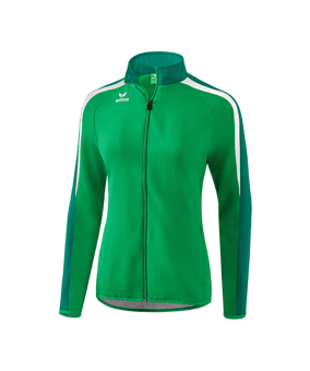 Erima Liga 2.0 Präsentationsjacke Damen Grün Weiss - gruen