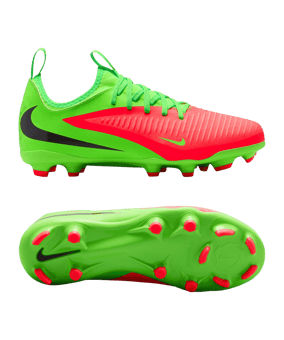 Nike Phantom 6 Low Academy MG Haaland Kids Rot F603 - rot