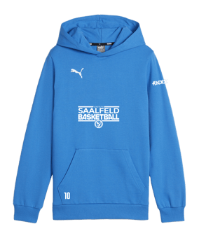 PUMA teamGOAL Casuals Hoody Kids Blau F02