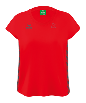 Erima Team Essential T-Shirt Damen Rot Grau