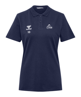 Polo Hummel GO 2.0 femmes bleus F7026 