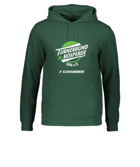Merch Drummer 2.0 Hoody Bottle Green | #schwimmen