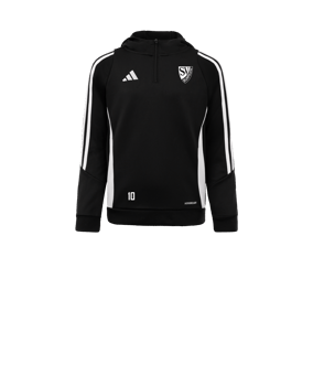 adidas Tiro 24 Hoody Kids Schwarz Weiss