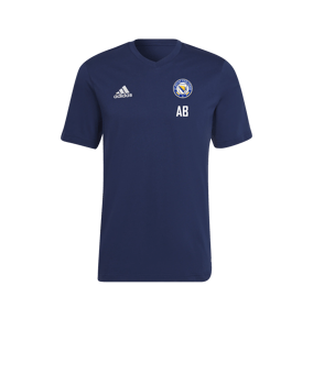 adidas Entrada 22 T-Shirt Blau