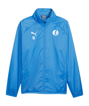 PUMA teamGOAL Allwetterjacke Blau Weiss F02