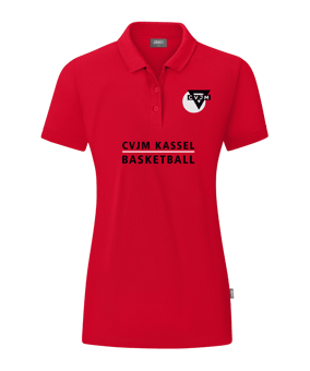 JAKO Organic Poloshirt Damen Rot F100