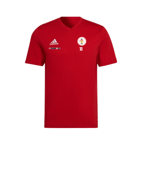adidas Entrada 22 T-Shirt Rot