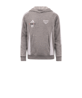 adidas Tiro 24 Hoody Kids Grau Weiss
