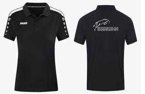 JAKO Power Poloshirt Damen Schwarz Weiss F800
