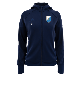 adidas Tiro 25 Travel Kapuzenjacke Damen Blau