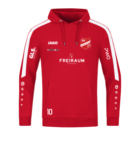 JAKO Power Hoody Rot Weiss F100