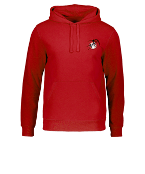 Merch Drummer 2.0 Hoody Red | #justlogo4c