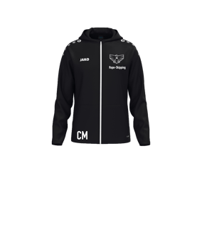 JAKO One Kapuzenjacke Kids Schwarz F800