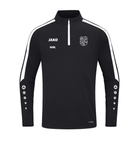 JAKO Power Sweatshirt Schwarz Weiss F800
