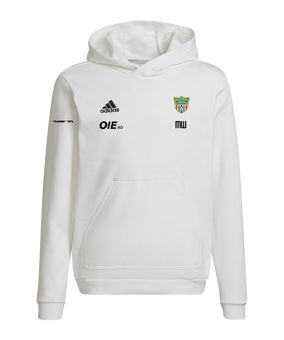 adidas Entrada 22 Hoody Kids Weiss