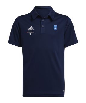 adidas Entrada 22 Poloshirt Kids Dunkelblau