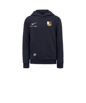 Nike Park 20 Fleece Hoody Kids Blau Weiss F451