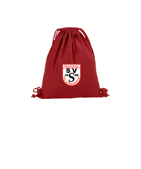 Merch Organic Premium Cotton Gymsack Classic Red  | #logo4c