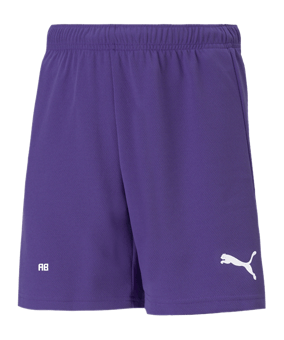 PUMA teamRISE Short Kids Lila Weiss F10