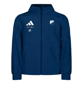 adidas Entrada 26 Regenjacke Dunkelblau