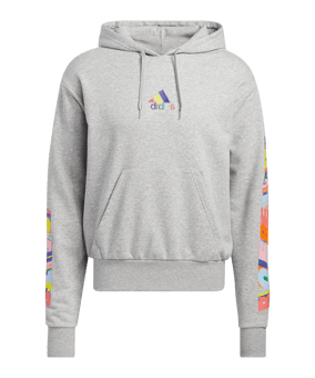 adidas Pride Graphic Hoody Grau - grau