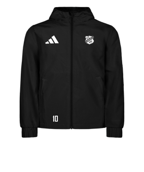 adidas Entrada 26 Regenjacke Schwarz