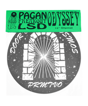 PRMTVO Door Of The Cosmos Slipmat 12" Schwarz - schwarz