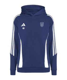 adidas Tiro 24 Hoody Kids Blau Weiss