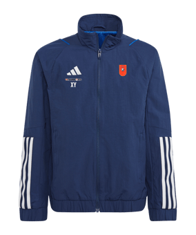 adidas Tiro 23 Präsentationsjacke Kids Blau