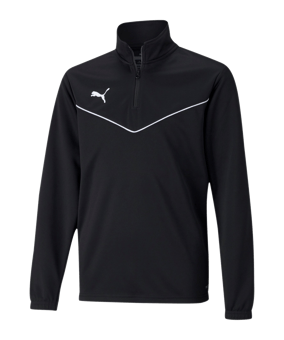 PUMA teamRISE HalfZip Sweatshirt Kids Schwarz F03 - schwarz