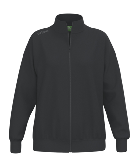 Erima TS Sweatjacke Damen Schwarz - schwarz