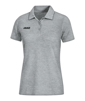 JAKO Base Poloshirt Damen Hellgrau F41 - grau