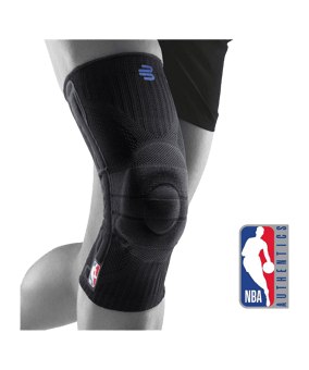 Bauerfeind NBA Sports Compression Support Kniebandage Mehrfarbig - schwarz
