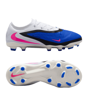 Nike Phantom 6 Low Pro MG Attack Bambini Blu C446 - blu