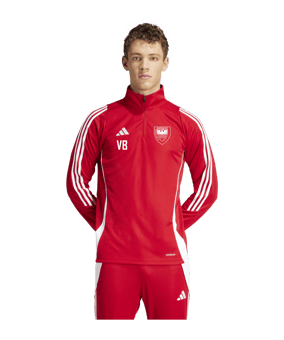 adidas Tiro 24 Trainingstop Rot Weiss
