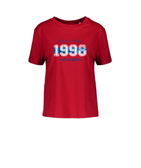 Merch Muser T-Shirt Women Red | #established