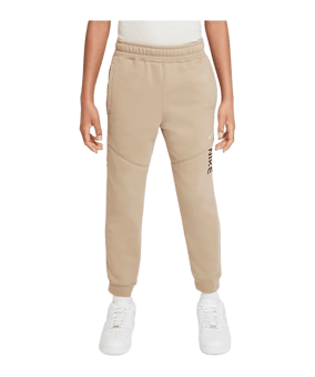 Nike Hybrid FLC Jogginghose Kids Braun F247 - braun