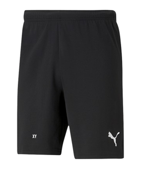 PUMA teamRISE Short Schwarz Weiss F04