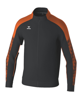 Erima EVO STAR Trainingsjacke Schwarz Fschwarzorange - schwarz