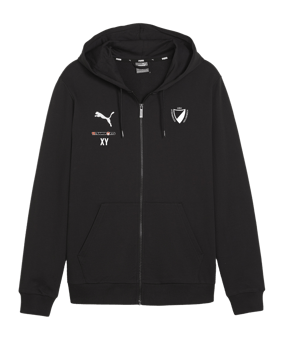 PUMA teamGOAL Casuals Kapuzenjacke Schwarz F03