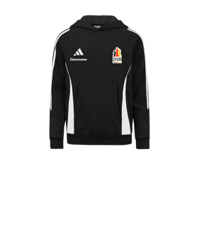 adidas Tiro 24 Hoody Schwarz Weiss
