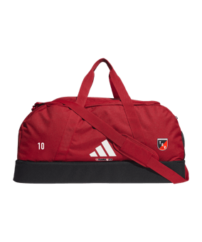 adidas Tiro League Duffel Bag Gr. L Rot Weiss