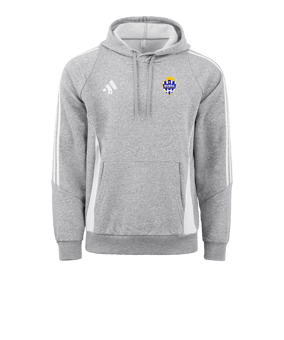 Sweat à capuche adidas Tiro 24 gris blanc 