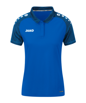 JAKO Performance Polo Damen Blau Blau F403 - blau
