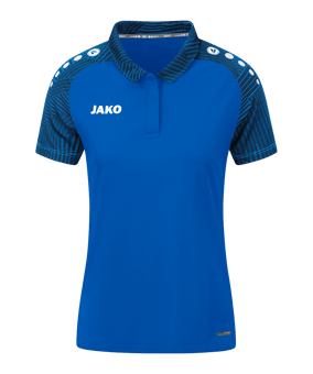 JAKO Performance Polo Damen Blau Blau F403