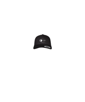 Merch 5 Panel Retro Trucker Cap Black | #echtstark